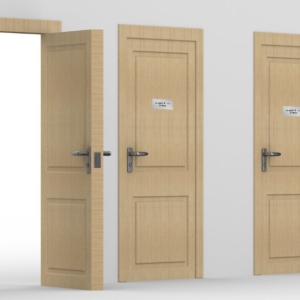 Plaque pour porte d'entrée - Comboire 0 All Bois Joly