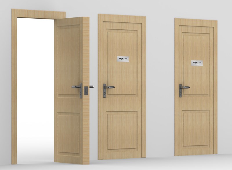 Plaque pour porte d'entrée - Rosaé